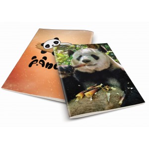 Zvezek A4 Črtani Panda