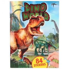 Knjiga Dino World z Nalepkami
