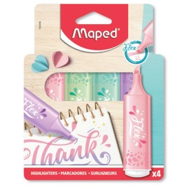 Marker Maped Flex Pastel 4/1