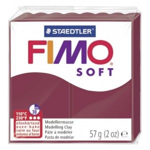 FIMO masa soft, 23 merlot...